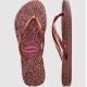 Havaianas γυναικείες σαγιονάρες slim animals crocus rose 4103352-6459