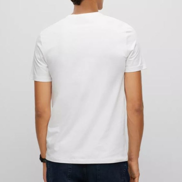 Hugo ανδρικά βαμβακερά 3pack t-shirts λευκά 50480088-100