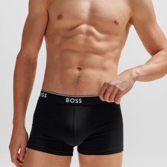 Boss ανδρικά boxers 3pack, κανονική γραμμή 95%cotton 5%elastane 50517829 962