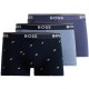 Boss ανδρικά boxers 3pack, κανονική γραμμή 95%cotton 5%elastane 50517829 964