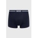 Boss ανδρικά boxers 3pack, κανονική γραμμή 95%cotton 5%elastane 50517833 970