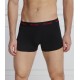 Hugo ανδρικά βαμβακερά 3pack boxers σε μαύρο χρώμα με διαφορετικό χρώμα στο λάστιχο και print 50517894 980