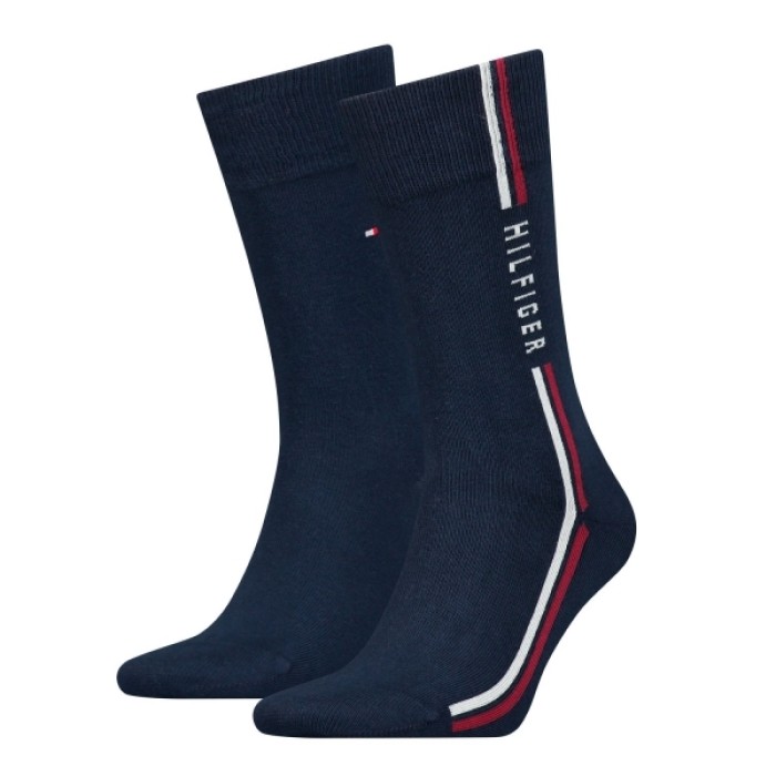 Tommy Hilfiger ανδρική βαμβακερή κάλτσα με σχέδιο 2pack 701225397-001