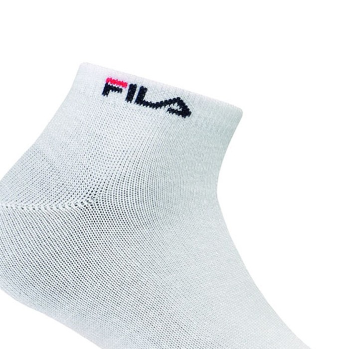 Fila unisex κοντές κάλτσες bamboo 3 τεμαχίων (3pack) F5500-WHITE