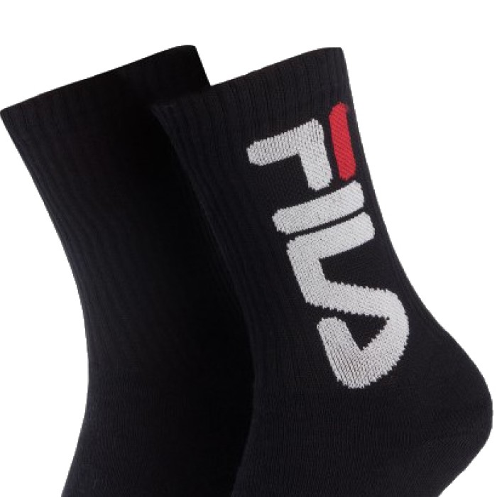 Fila unisex αθλητικές κάλτσες 2 τεμαχίων (2pack) με ελαστικό ριπ μεγάλο λογότυπο F9598-NAVY