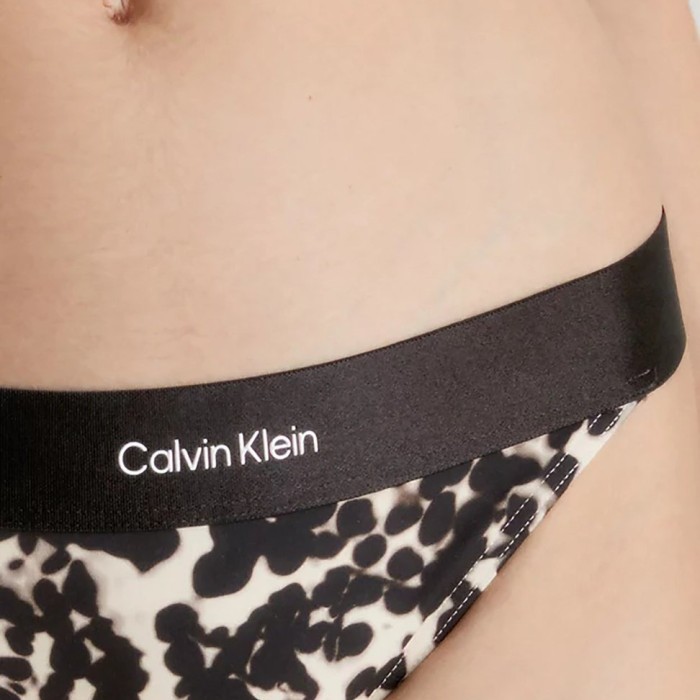 Calvin Klein γυναικείο μαγιό bottom με ιδιαίτερο animal σχέδιο KW0KW02491 0GM