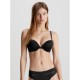 Calvin Klein σουτιέν push-up σε μαύρο χρώμα QF7578E UB1.80%nylon,20%elastane.