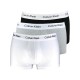 Calvin Klein ανδρικά βαμβακερά boxer 3pack (λευκό-γκρι-μαύρο),κανονική γραμμή,95%cotton 5%elastane U2664G-998