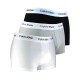 Calvin Klein ανδρικά βαμβακερά boxer 3pack (λευκό-γκρι-μαύρο),κανονική γραμμή,95%cotton 5%elastane U2664G-998