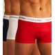 Calvin Klein ανδρικά βαμβακερά  boxer 3pack (λευκό-κόκκινο-μπλε),κανονική γραμμή,95%cotton 5%elastane U2664G-I03