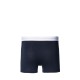 Tommy Hilfiger ανδρικά βαμβακερά boxers 3pack σε σκ. μπλε χρώμα με διαφορετικό χρώμα στο λάστιχο, άνετη γραμμή 95%cotton 5%elastane UM0UM03181 0RX